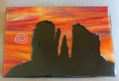 Fused Glass Silhouette